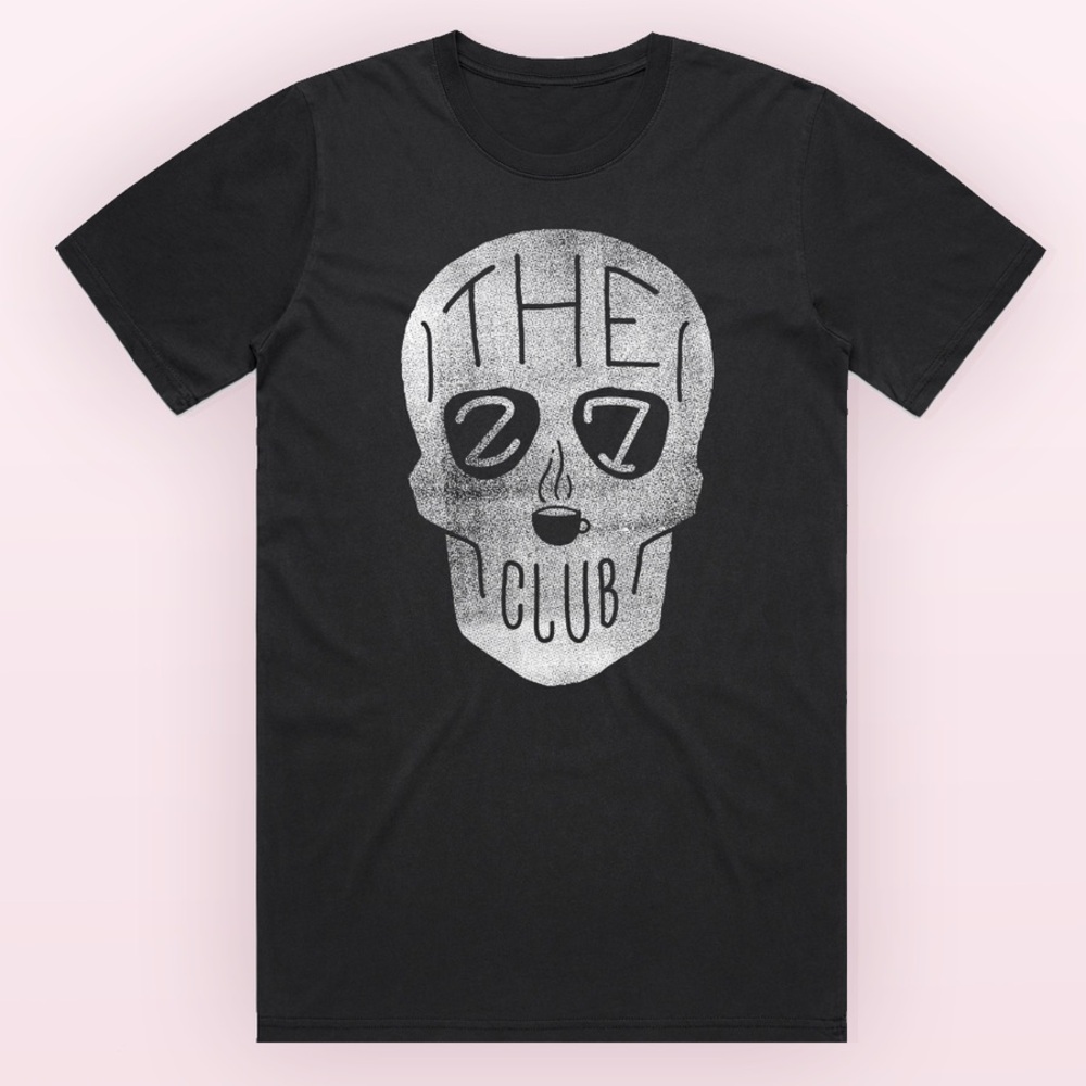 MGK 27 club coffee shop Graphic T-Shirt with Skull